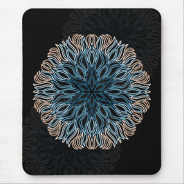 Sand och hav mandala musmatta
