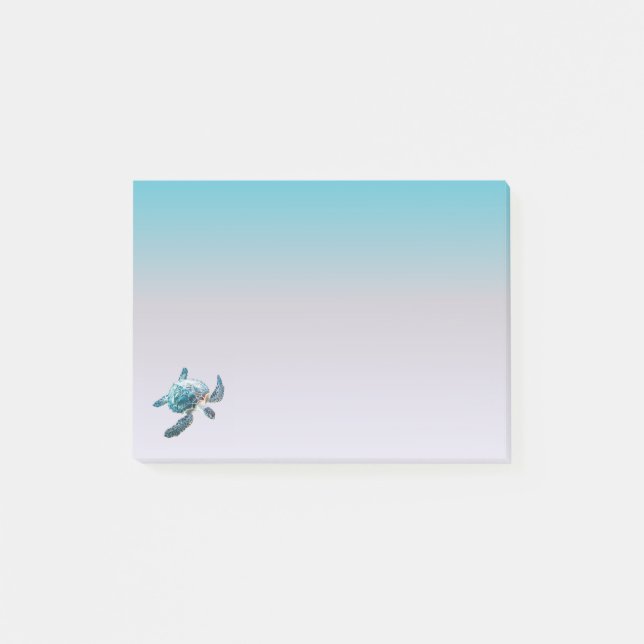 Sand- och havsköldpaddor post-it block (Framsida)