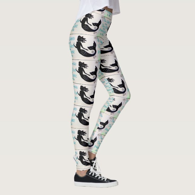 sand- och havssjöjungfruar leggings (Höger)