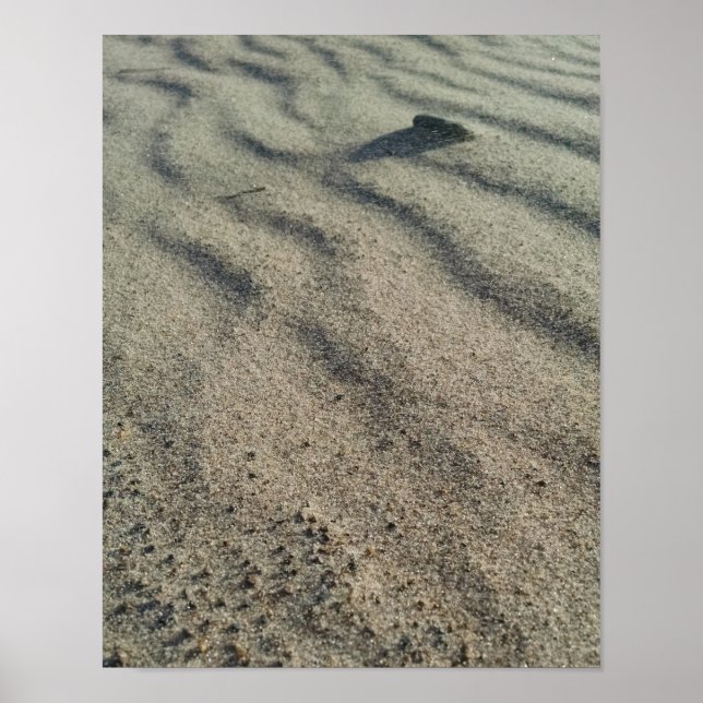 Sand- och kranskärl, runt jämna småstarna poster (Framsidan)