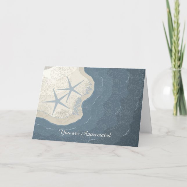 Sand- och Shore-uppmuntran Kort (Framsida)