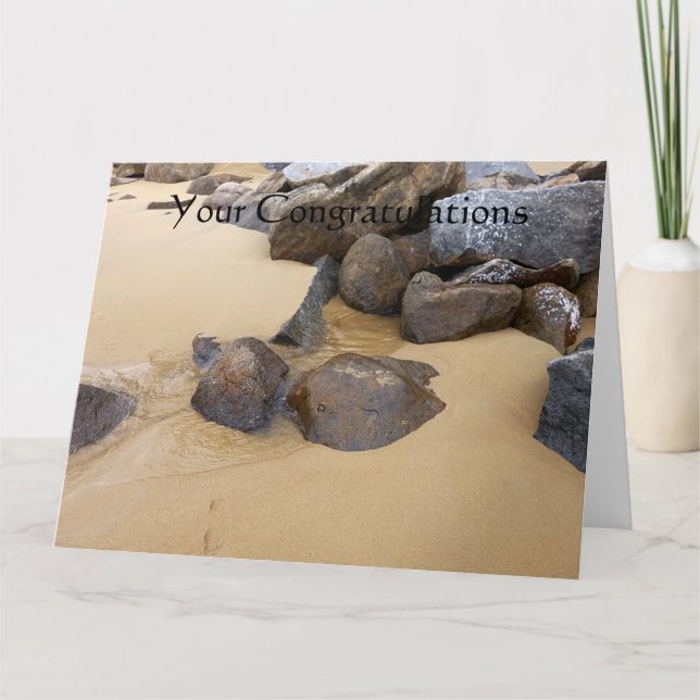 Sand och stenar kort (Framsida)