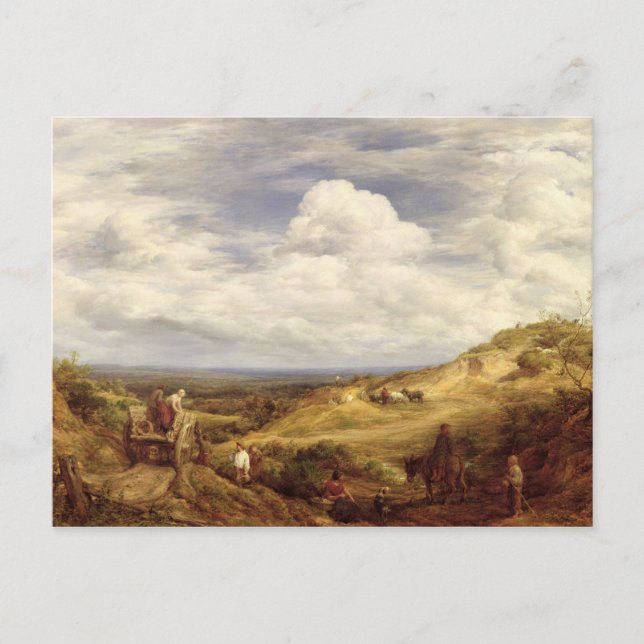 Sand Pits, Hampstead Heath, 1849 Vykort (Framsida)