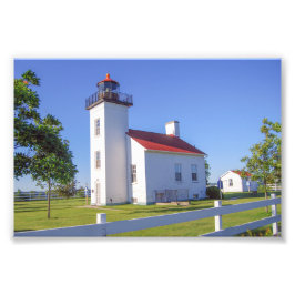 Sand Point fyr, Escanaba, Michigan  Fototryck