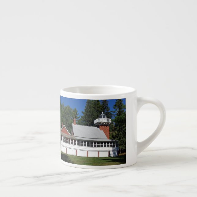 Sand Point Lighthouse Baraga old espresso mugg Espressomugg (Höger)