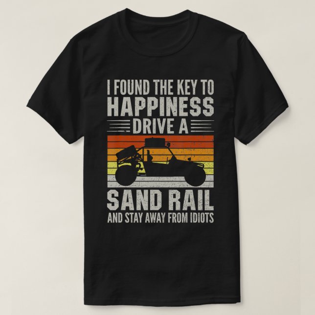 Sand Rail Dune Buggy Offroad Sand Tävla Funny San T Shirt (Design framsida)