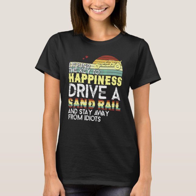 Sand Rail Dune Buggy Offroad Sandracing  Sand Rail T Shirt (Framsida)