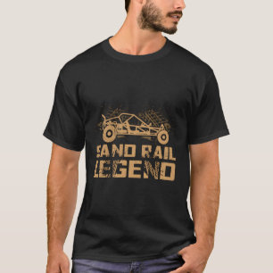 Sand Rail Legende för en rälsrälsräd T Shirt