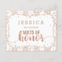 Sand Rand Ro Guld ska du vara min Maid of honor