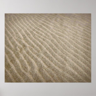 Sand Ripple Mönster Poster