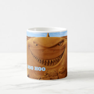 Sand skulpturhaj hoo kaffemugg