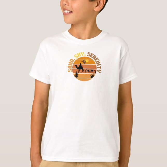 SAND.SKY.SERENITY T SHIRT (Framsida)