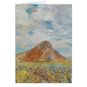 Sand Springs Butte av Childe Hassam, Vintage Art Hälsningskort