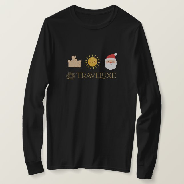 Sand Sun & Santa T Shirt (Design framsida)