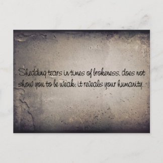 Sänd Tårarna Vykort