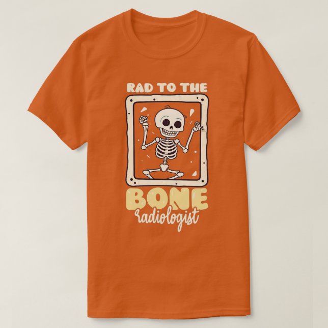 Sänd till Bone Design Radiolog TShirt T Shirt (Design framsida)