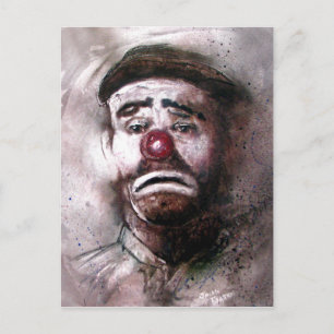 Sänd ut den Kelly clownen Art.jpg Vykort