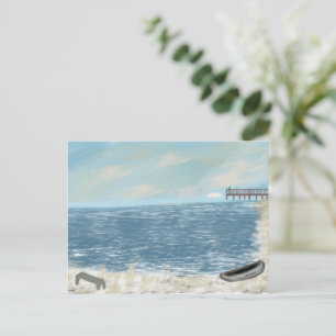 Sand-vykort Vykort