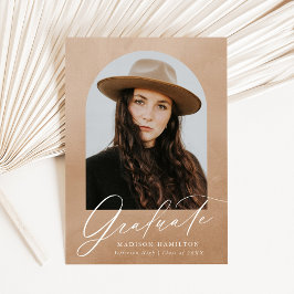 Sand Watercolor Arch Photo Studenten Meddelande