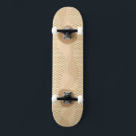 Sand Wave on sandy Ground Mini Skateboard Bräda 18,5 Cm<br><div class="desc">Case study of a sand colored wave on a sand colored block pattern background.</div>