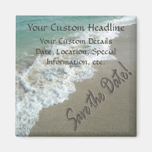 Sand Writing on the Beach, Spara datum magneter