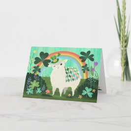 "Sända en luddig bit tur" Lucky Lamb Kort