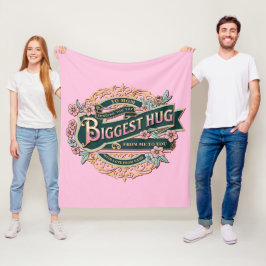 Sända Mamma från mig till dig Fleecefilt