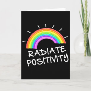 Sända ut positivitet Regnbåge Ledig Rolig  Kort