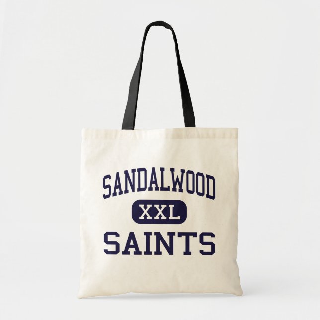 Sandalwood - Saints - kick - Jacksonville Florida Tygkasse (Framsidan)