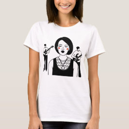 Sändare i ett band T-Shirt