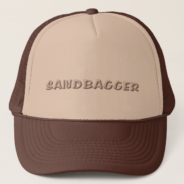 Sandbagger brun truckerkeps (Framsida)