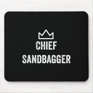 Sandbagger Gift för Golf Meme Bjj Chess Sand Musmatta
