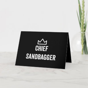 Sandbagger Golf Meme Bjj Chess Sandbag Helgkort