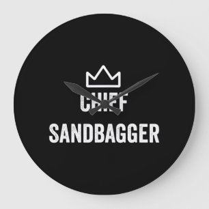 Sandbagger Golf Meme Bjj Chess Sandbag Stor Klocka