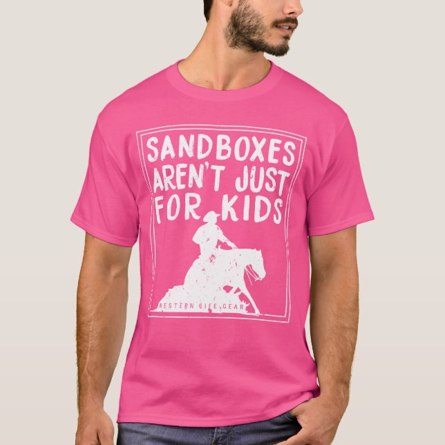 Sandbo Reining Horse T Shirt (Framsida)
