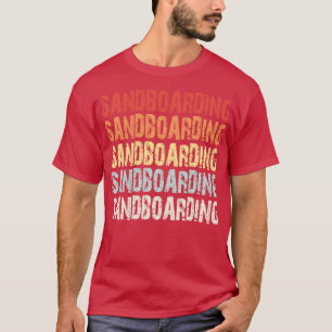 Sandboarding Retro T Shirt