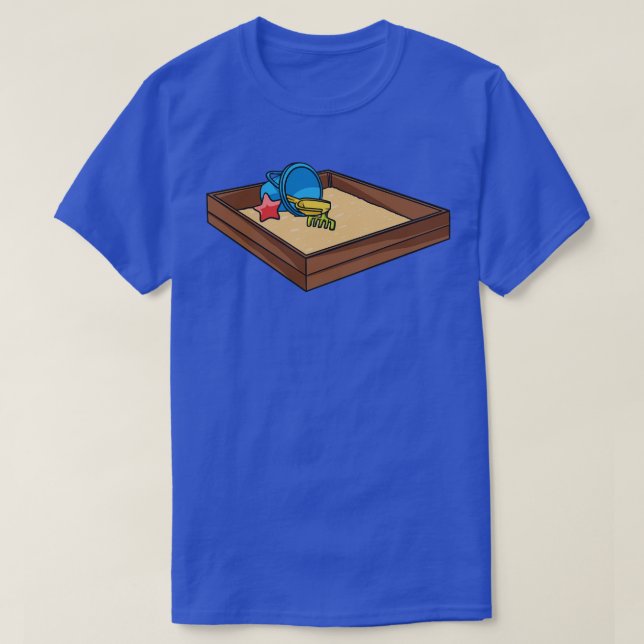 Sandbox och Leksaker Sandpit Sand T Shirt (Design framsida)