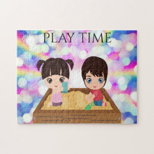 SANDBOX PLAYTIME KIDS JIGSAW PUZZLE PUSSEL