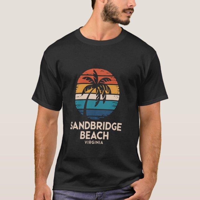 Sandbridge Beach USA Virginia T Shirt (Framsida)