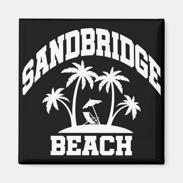 Sandbridge Beach, Virginia Magnet (Framsidan)