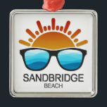 Sandbridge Beach Virginia Solglasögon Julgransprydnad Metall<br><div class="desc">Om du gillar idén om Virginia Beach men inte så mycket folkmassorna som ofta följer med,  så kan Sandbridge Beach vara ett smart alternativ för dig</div>