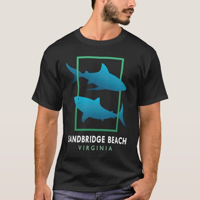 Sandbridge Beach  Virginia  Souvenir T Shirt (Framsida)