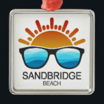 Sandbridge Beach Virginia Sunglasses Julgransprydnad Metall<br><div class="desc">Om du gillar Virginia Beach-idén men inte så mycket folkmassorna som ofta komar med den,  då kan Sandbridge Beach vara ett smart alternativ för dig</div>