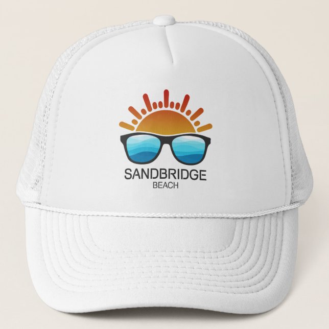 Sandbridge Beach Virginia Sunglasses Keps (Framsida)