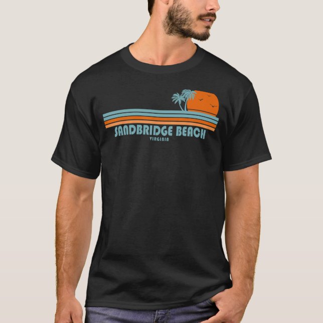 Sandbridge Beach Virginia T Shirt (Framsida)