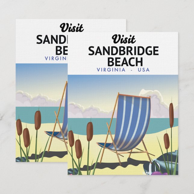 Sandbridge Beach Virginia USA (Fram/baksida)