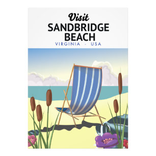 Sandbridge Beach Virginia USA Fototryck