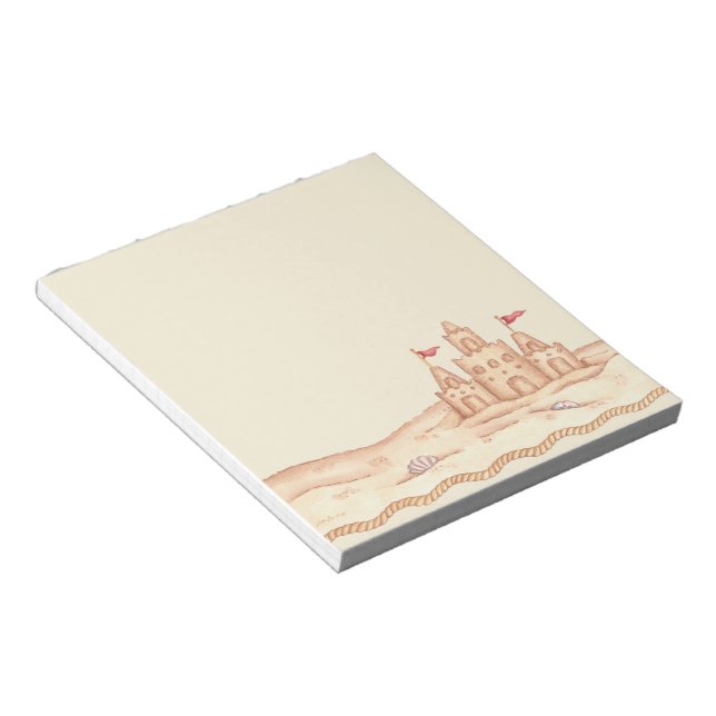 Sandcastle - Anteckningsblock (Vinklad)