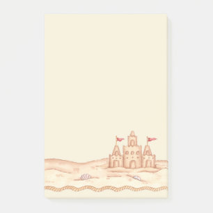 Sandcastle Post-it Block