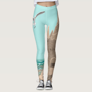 Sandcastlefiskmåsdamasker Leggings